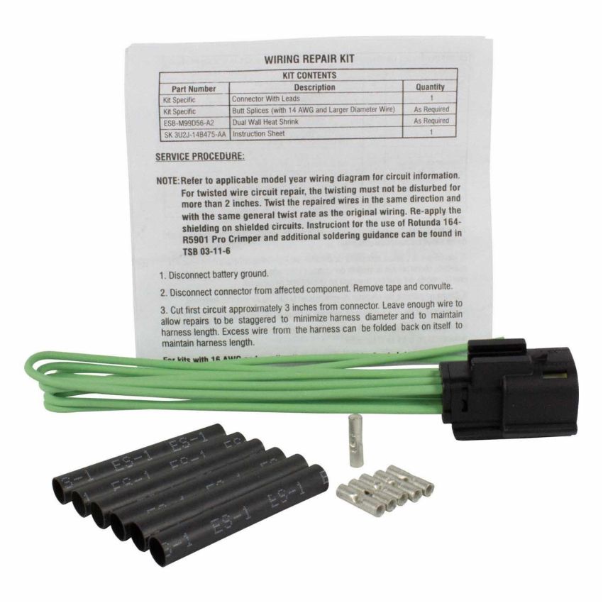 Motorcraft Wiring Connectors 3U2Z14S411FEAB