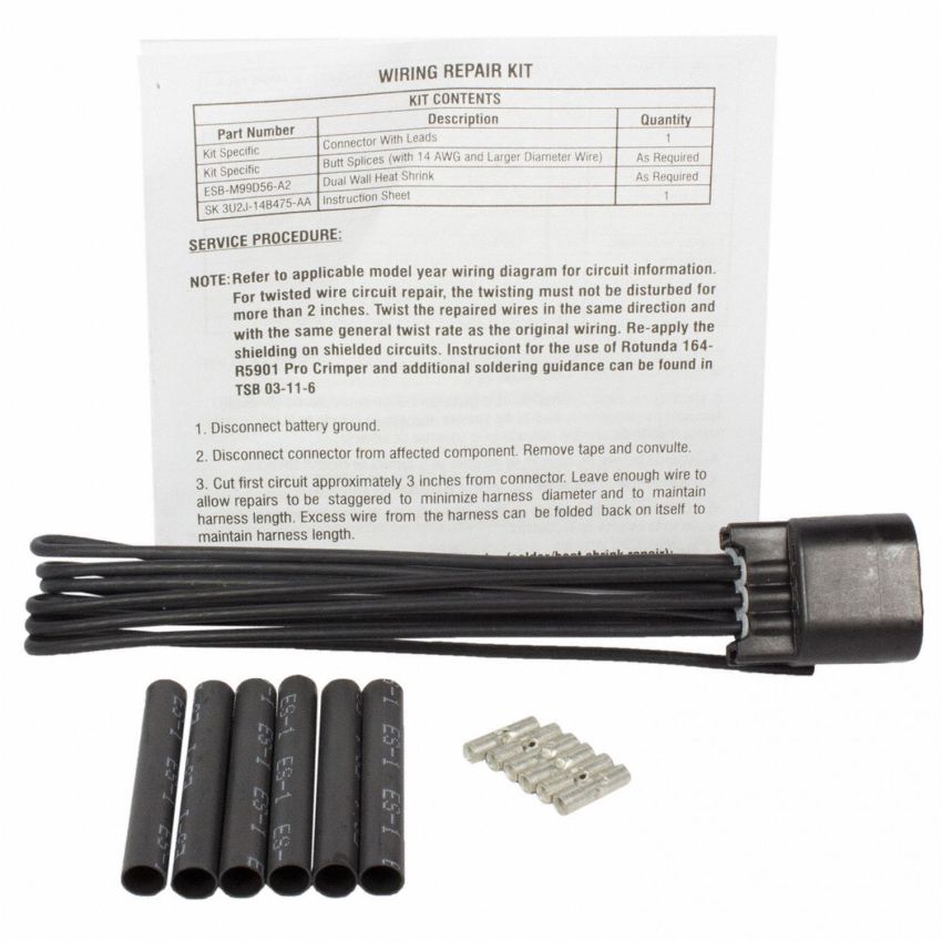Motorcraft Wiring Connectors 3U2Z14S411MLB