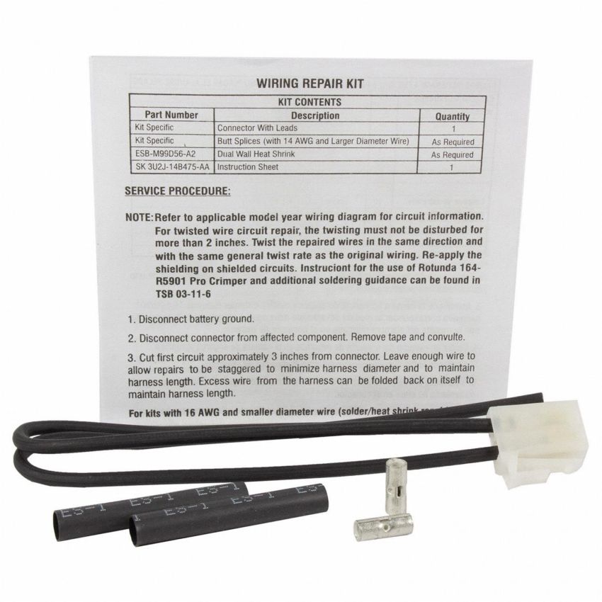 Motorcraft Wiring Connectors 5U2Z14S411EB