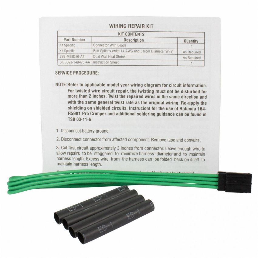 Motorcraft Wiring Connectors 6U2Z14S411JB