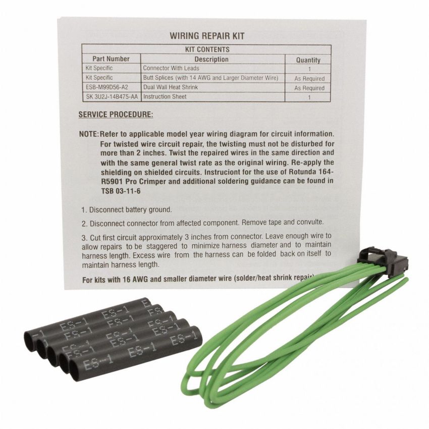 Motorcraft Wiring Connectors 6U2Z14S411SB