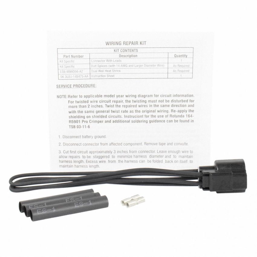 Motorcraft Wiring Connectors 8U2Z14S411ZB