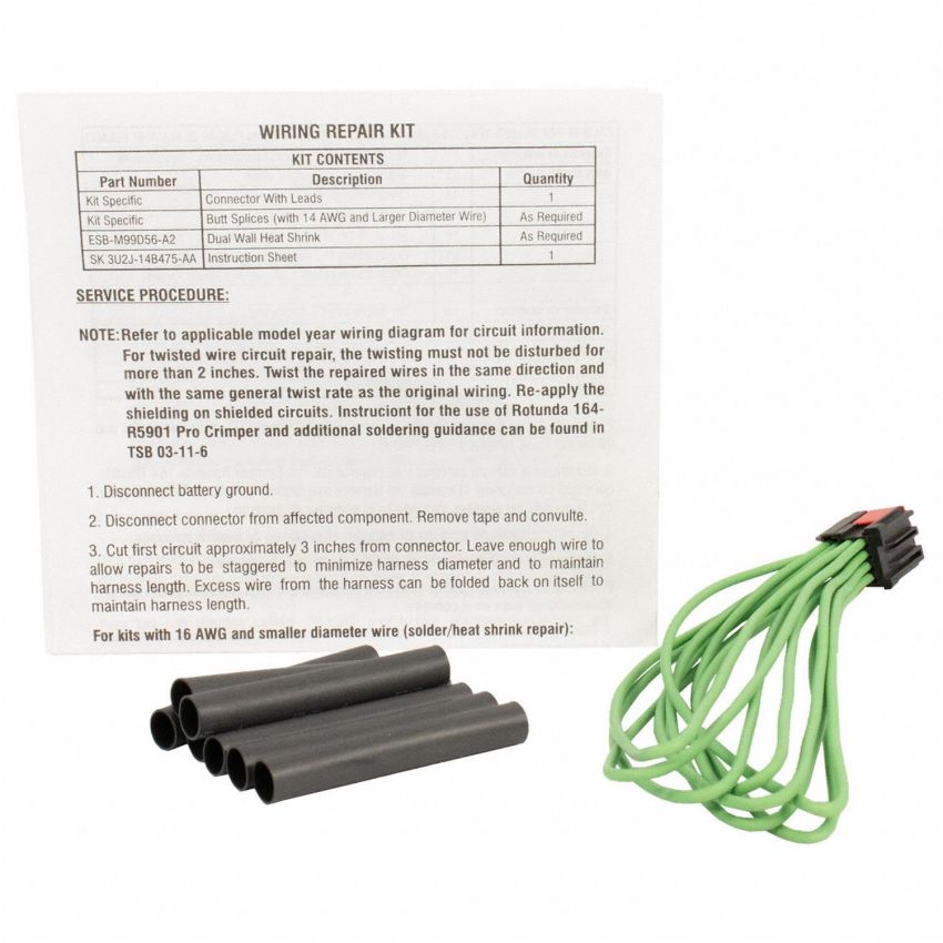 Motorcraft Wiring Connectors 3U2Z14S411LCB