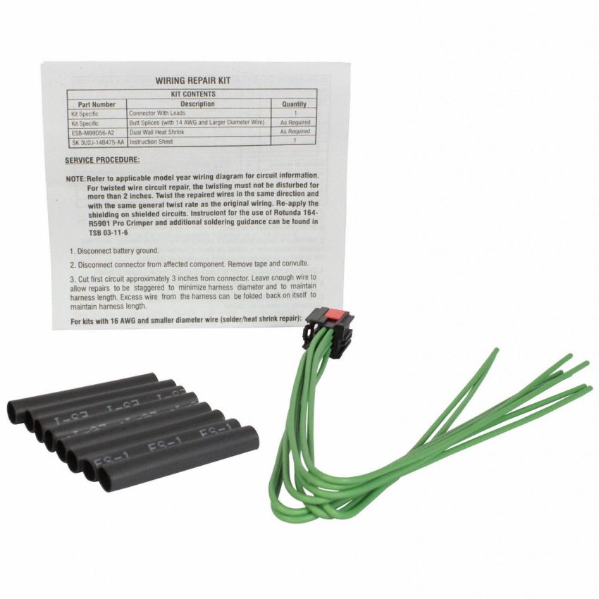 Motorcraft Wiring Connectors 3U2Z14S411BGB