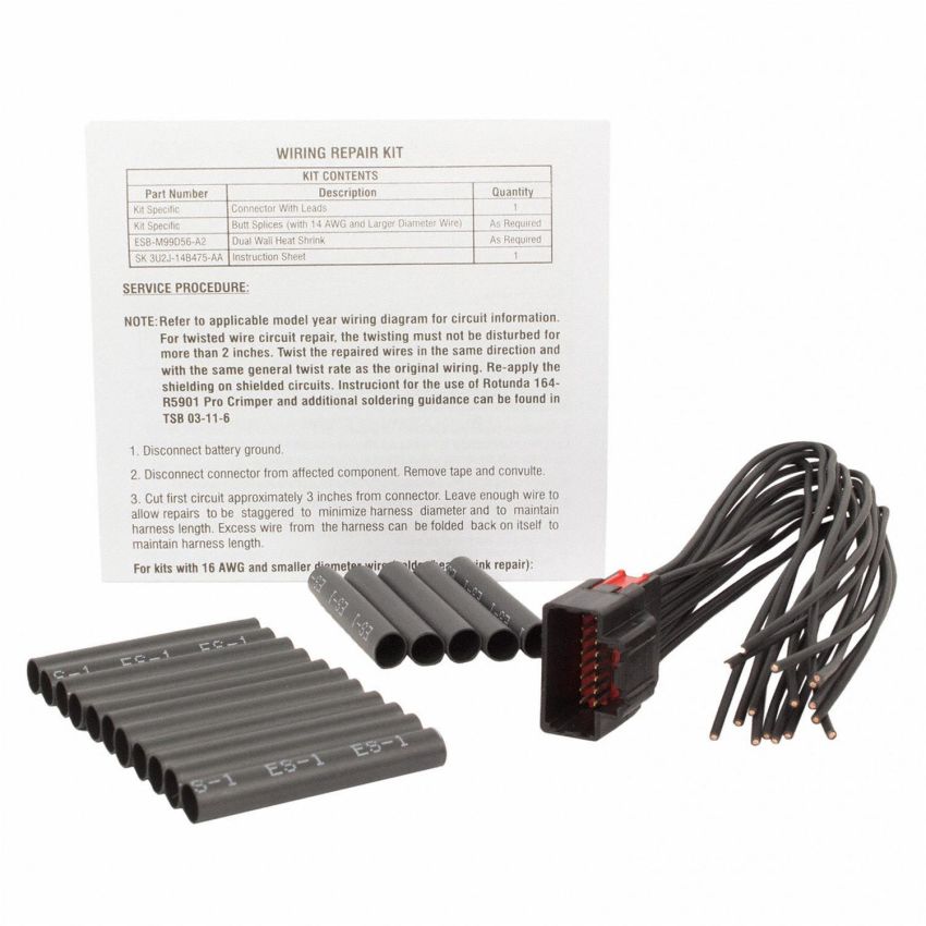 Motorcraft Wiring Connectors 3U2Z14S411DHAB