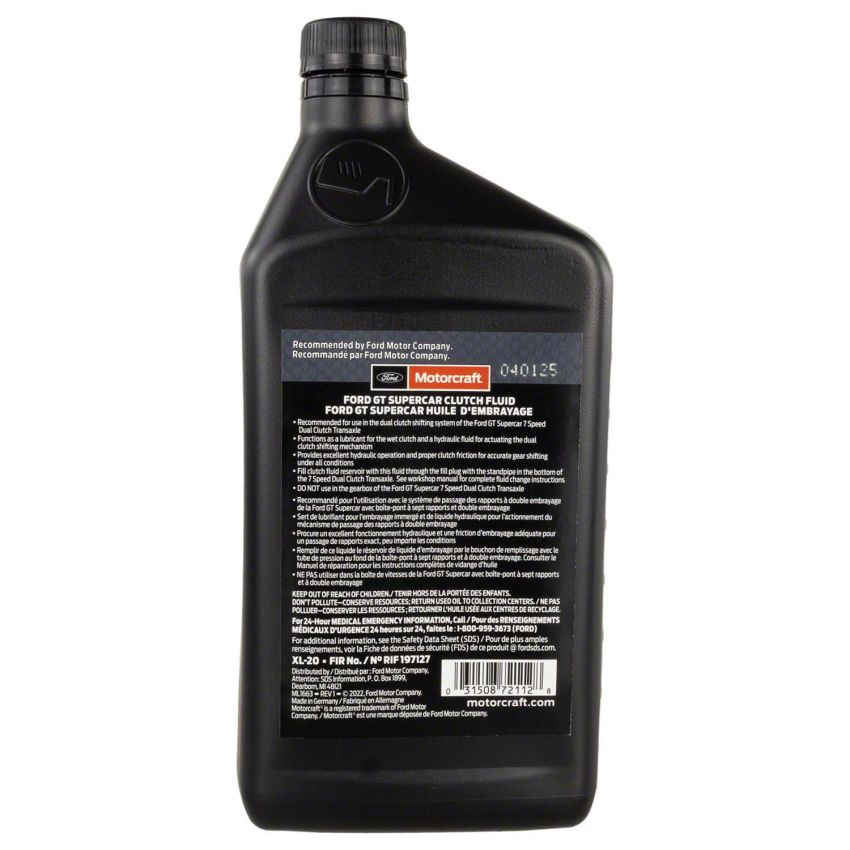 Motorcraft Brake Fluid XL20