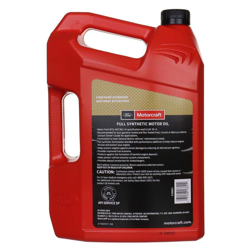 Motorcraft Engine Oil XO0W205QFS