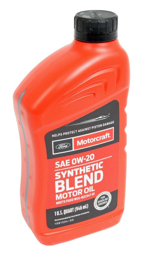 0w20 Motorcraft Synthetic Blend Motor Oil XO0W20Q1SP