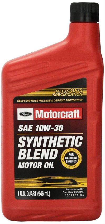 10w30 Motorcraft Synthetic Blend Motor Oil XO10W30QSP