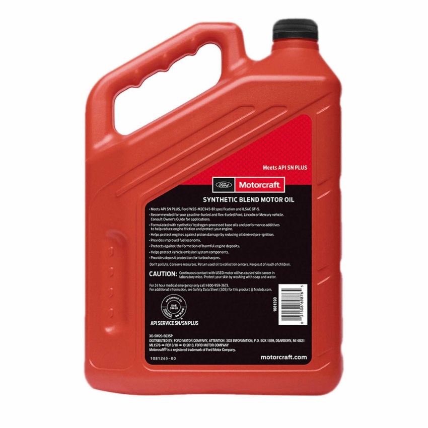 Motorcraft Engine Oil XO-5W20-5Q3SP