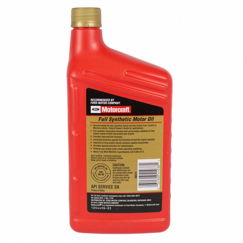 Motorcraft Engine Oil XO5W20QFS