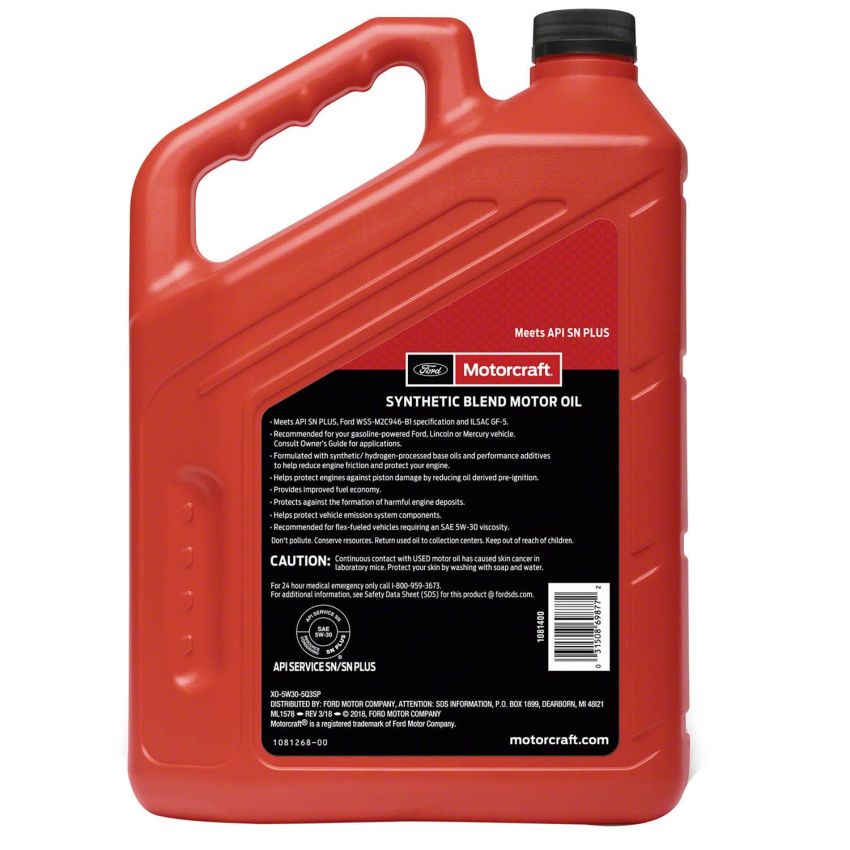 Motorcraft Engine Oil XO5W305Q3SP