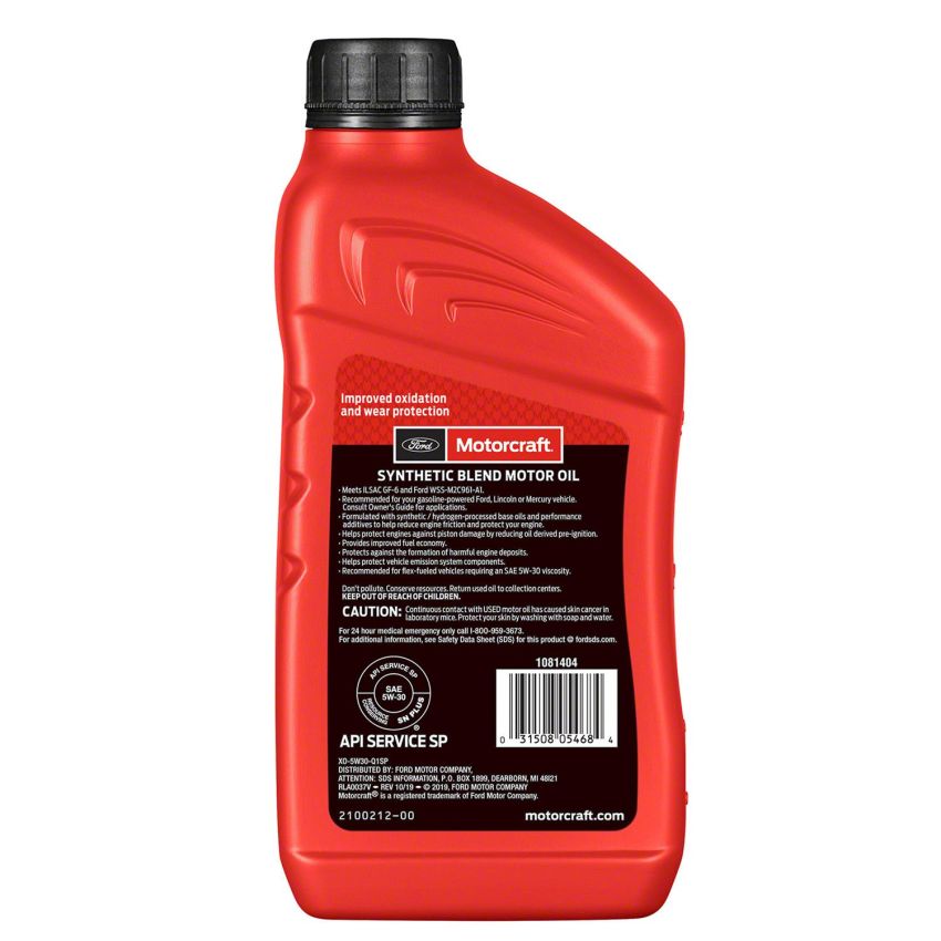 Motorcraft Engine Oil XO5W30Q1SP