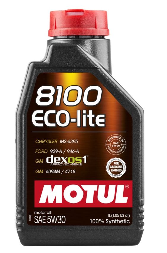 Motul 108212 8100 ECO-LITE 5W30 - 1L  - Synthetic Engine Oil