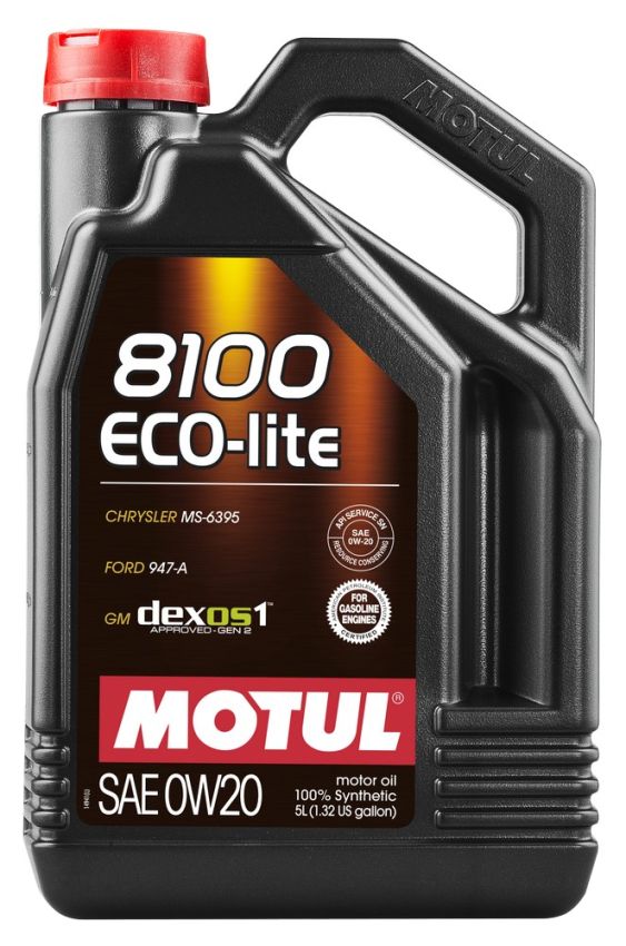 Motul 108536 8100 ECO-LITE 0W20 - 5L - Synthetic Engine Oil