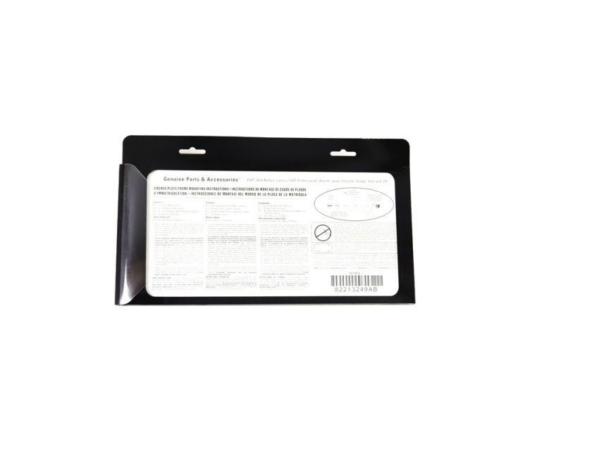 Mopar 82213249AB LICENSE PLATE KIT