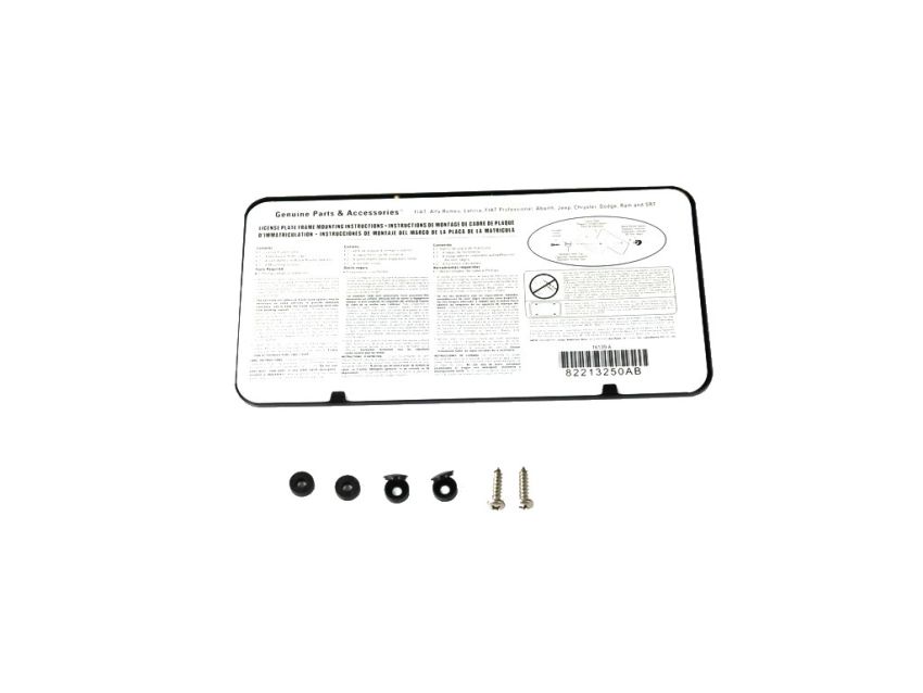 Mopar 82213250AB LICENSE PLATE KIT