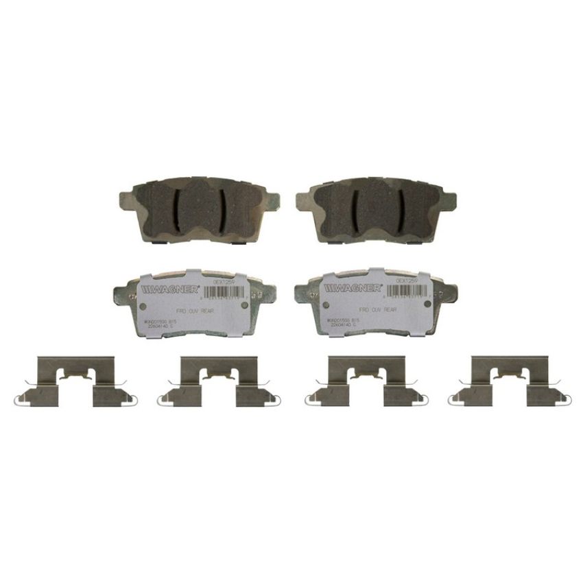 Wagner Brake OEX1259 OEX Disc Brake Pad Set Premium Ceramic