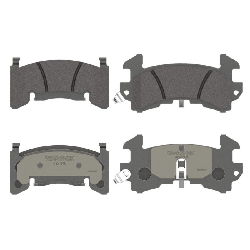 Wagner Brake OEX154M OEX Disc Brake Pad Set Premium Semi - Met