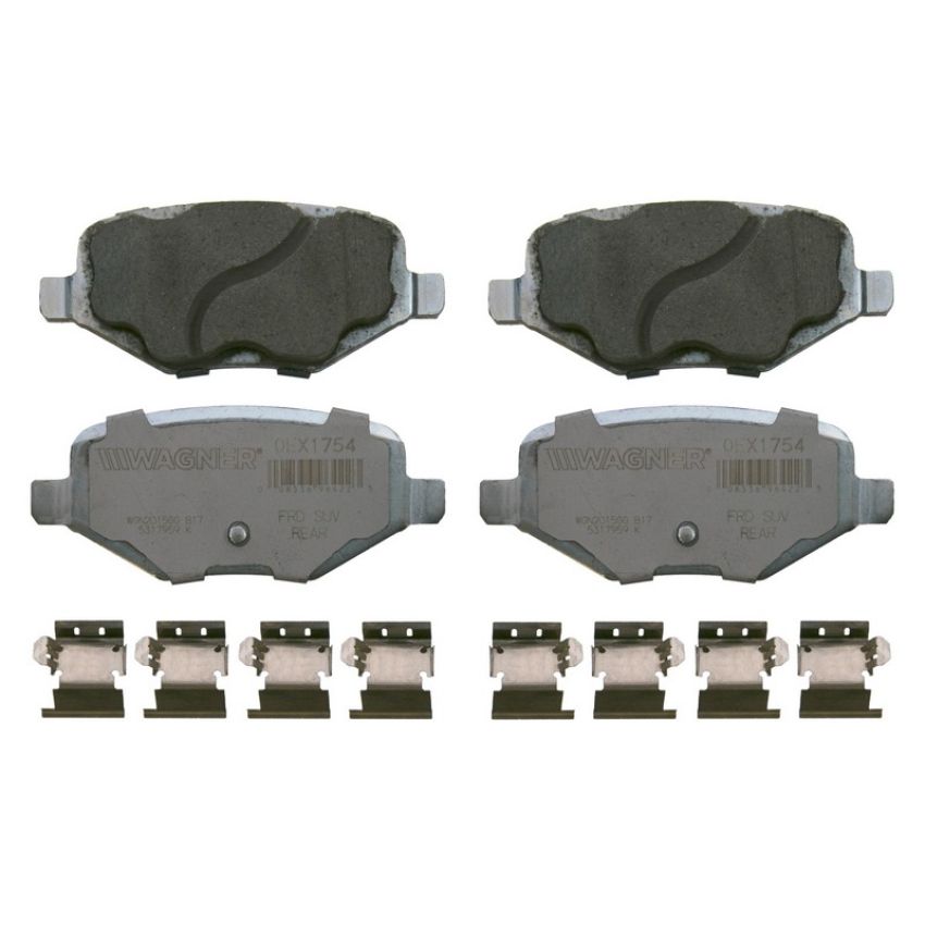 Wagner Brake OEX1754 OEX Disc Brake Pad Set Premium Ceramic