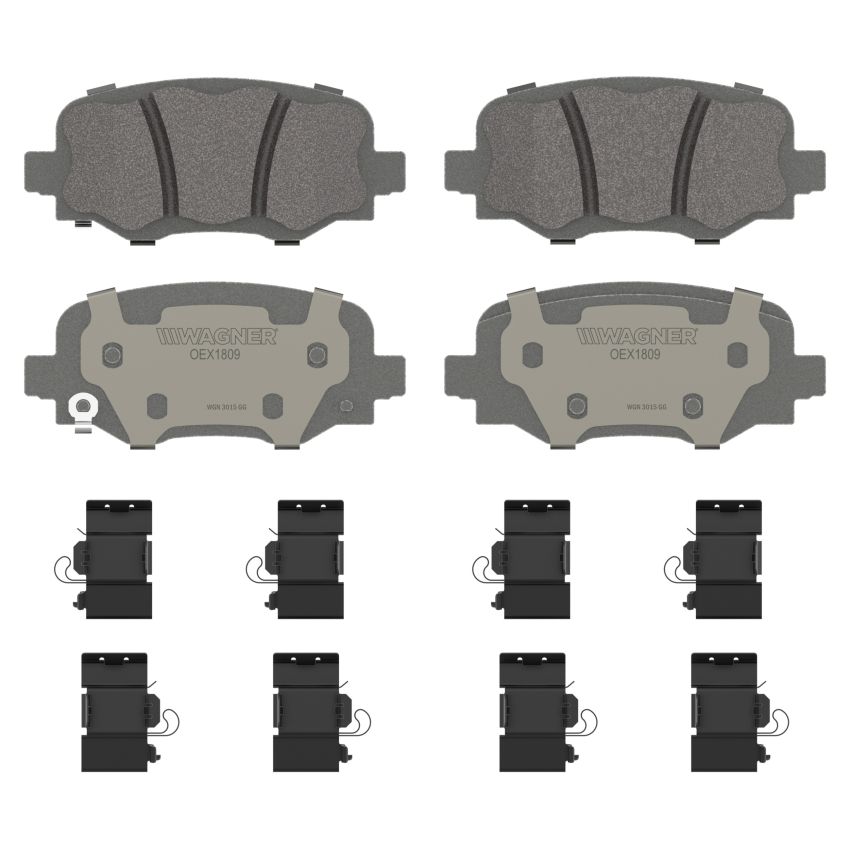 Wagner Brake OEX1809 OEX Disc Brake Pad Set Premium Ceramic