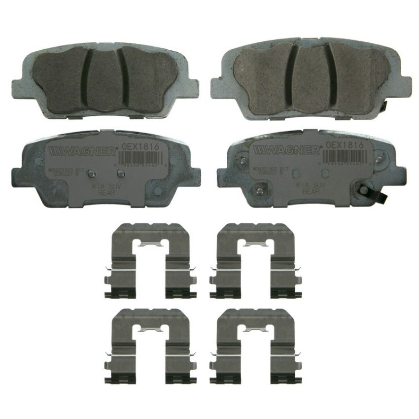 Wagner Brake OEX1816 OEX Disc Brake Pad Set Premium Ceramic