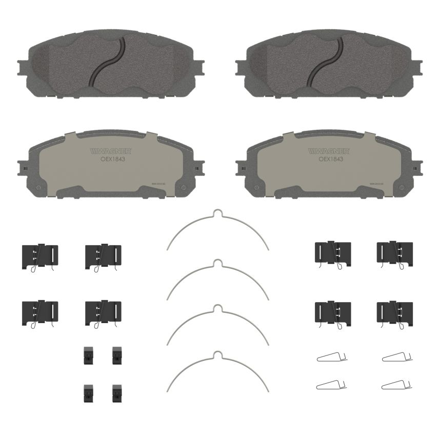Wagner Brake OEX1843 OEX Disc Brake Pad Set Premium Ceramic