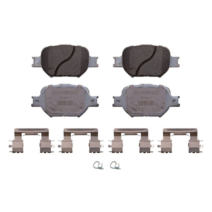 Wagner Brake OEX817 OEX Disc Brake Pad Set Premium Ceramic