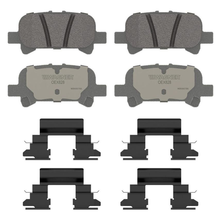 Wagner Brake OEX828 OEX Disc Brake Pad Set Premium Ceramic