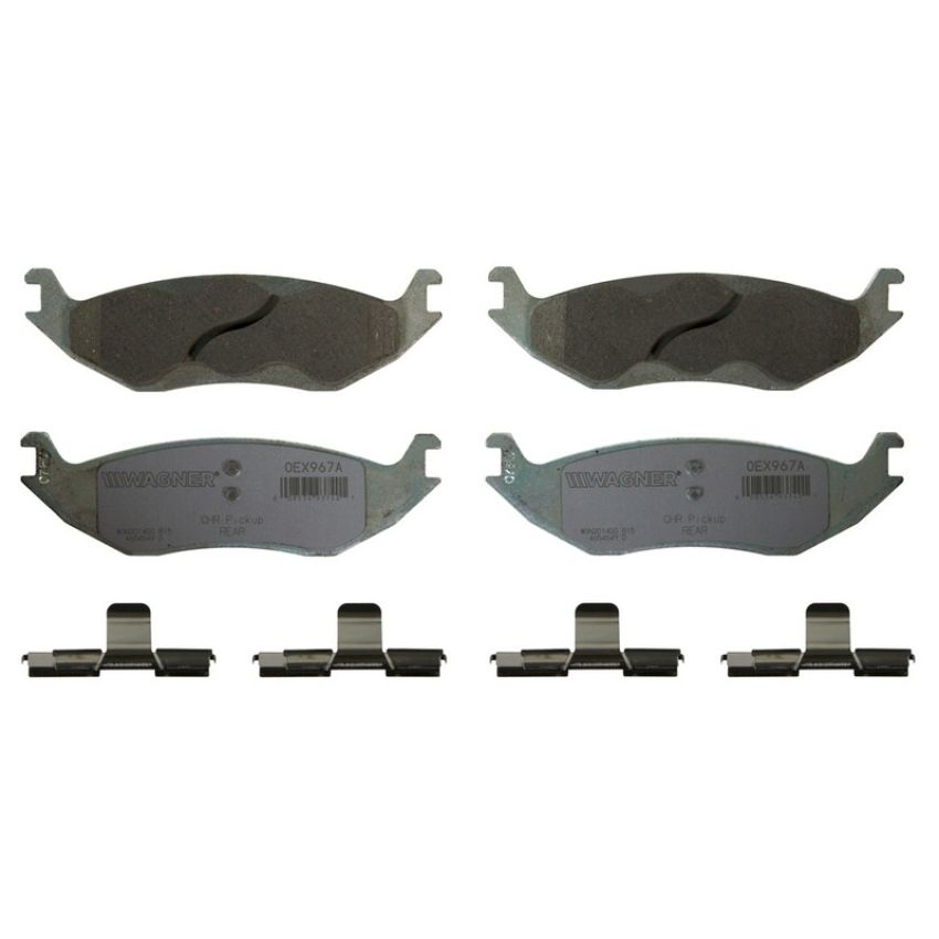 Wagner Brake OEX967A OEX Disc Brake Pad Set Premium Ceramic