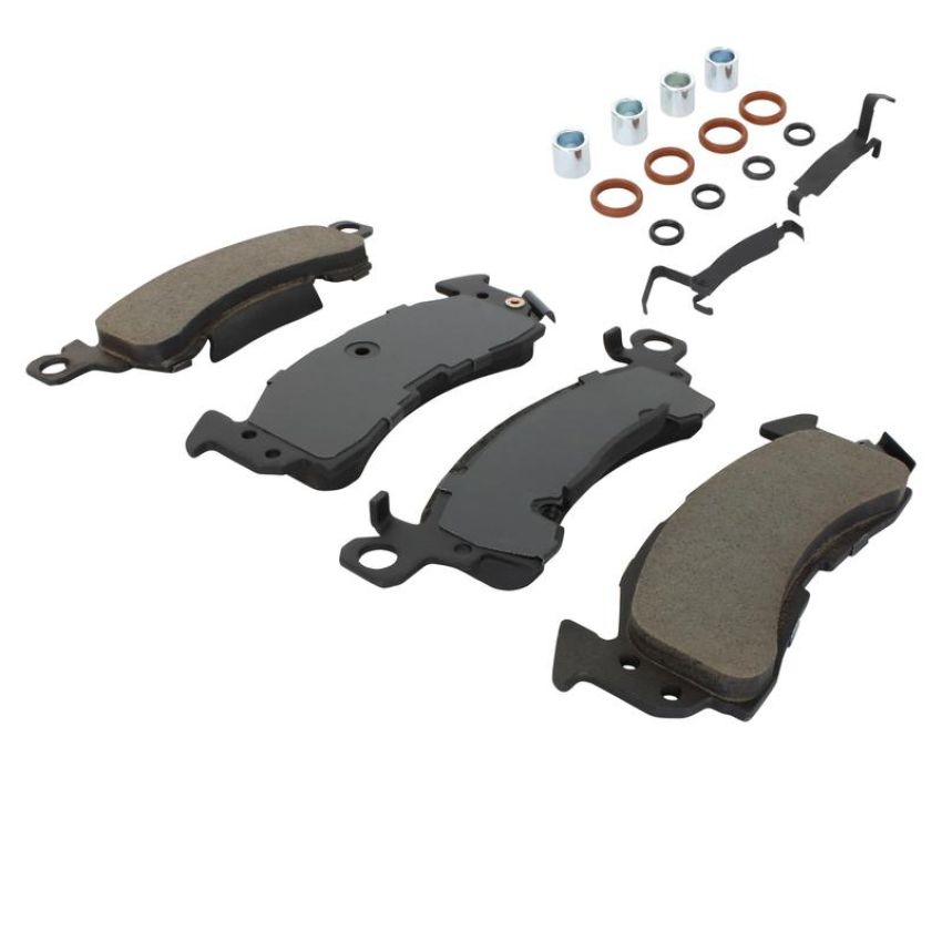 MPA 1001-0052C Quality-Built Premium Ceramic Brake Pads w/ Hardware