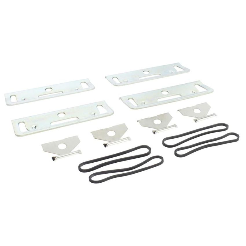 MPA 1001-0123M Quality-Built Premium Semi-Metallic Brake Pads w/ Hardware