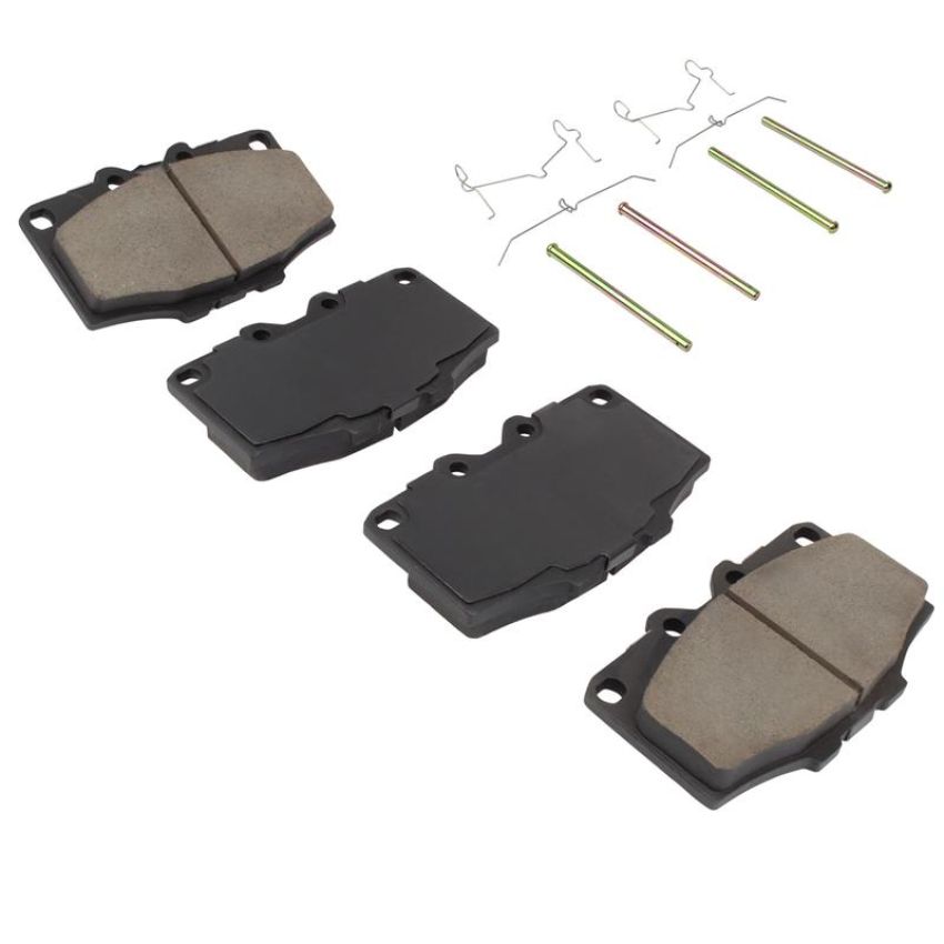 MPA 1001-0137M Quality-Built Premium Semi-Metallic Brake Pads w/ Hardware