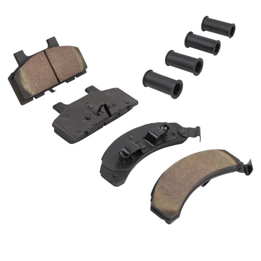 MPA 1001-0215C Quality-Built Premium Ceramic Brake Pads w/ Hardware