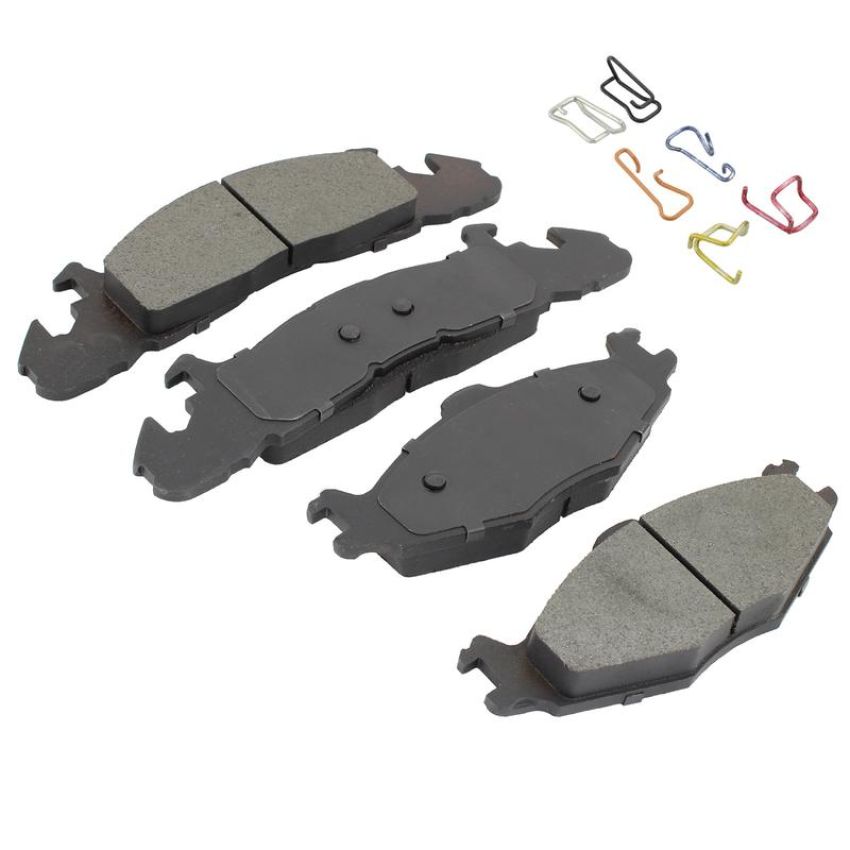 MPA 1001-0259M Quality-Built Premium Semi-Metallic Brake Pads w/ Hardware