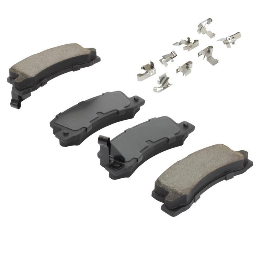 MPA 1001-0325C Quality-Built Premium Ceramic Brake Pads w/ Hardware