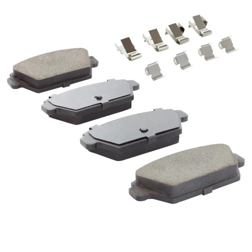 MPA 1001-0329C Quality-Built Premium Ceramic Brake Pads w/ Hardware