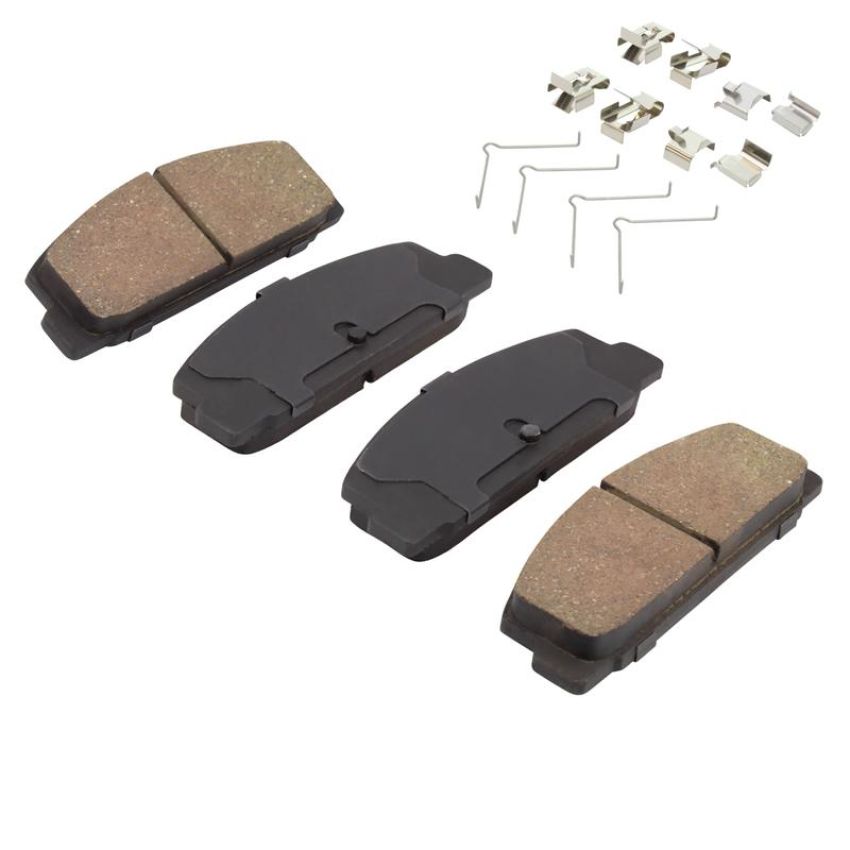 MPA 1001-0332C Quality-Built Premium Ceramic Brake Pads w/ Hardware