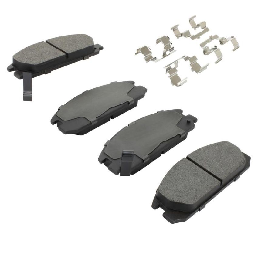 MPA 1001-0334C Quality-Built Premium Ceramic Brake Pads w/ Hardware