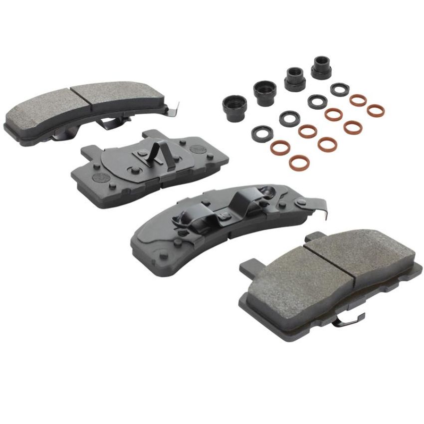 MPA 1001-0368M Quality-Built Premium Semi-Metallic Brake Pads w/ Hardware
