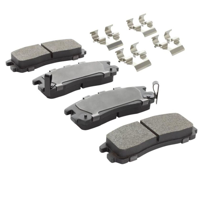 MPA 1001-0383C Quality-Built Premium Ceramic Brake Pads w/ Hardware