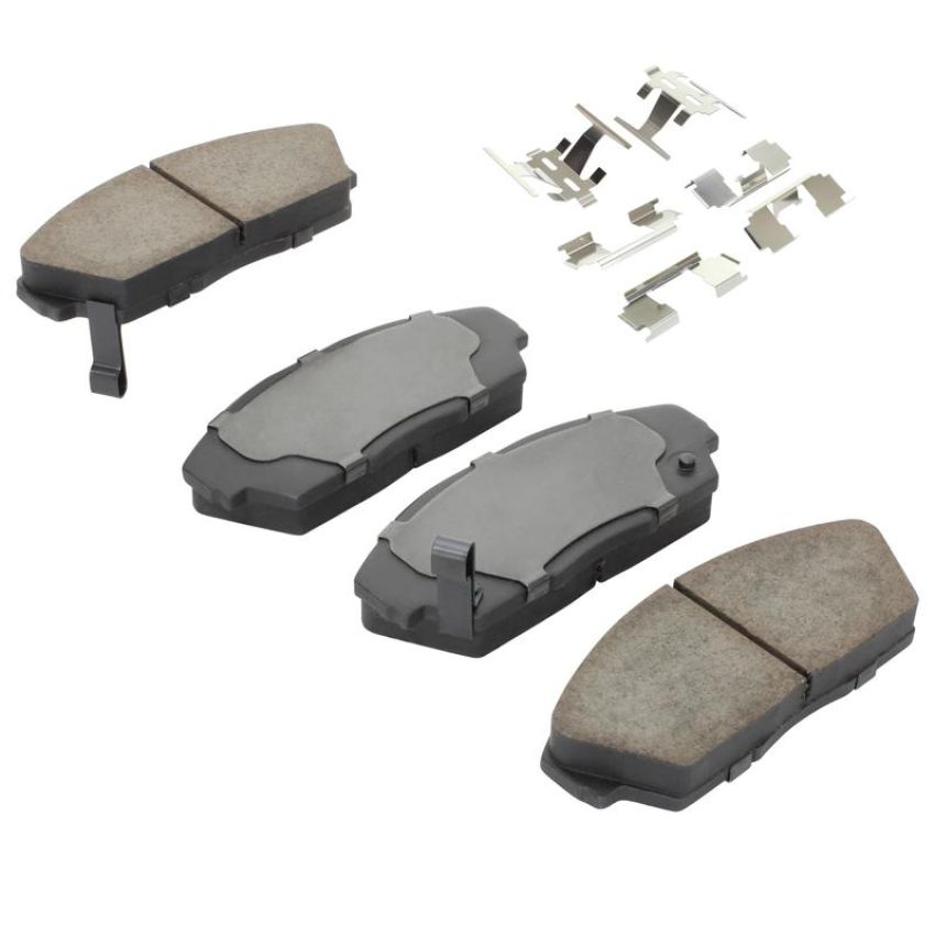 MPA 1001-0409C Quality-Built Premium Ceramic Brake Pads w/ Hardware