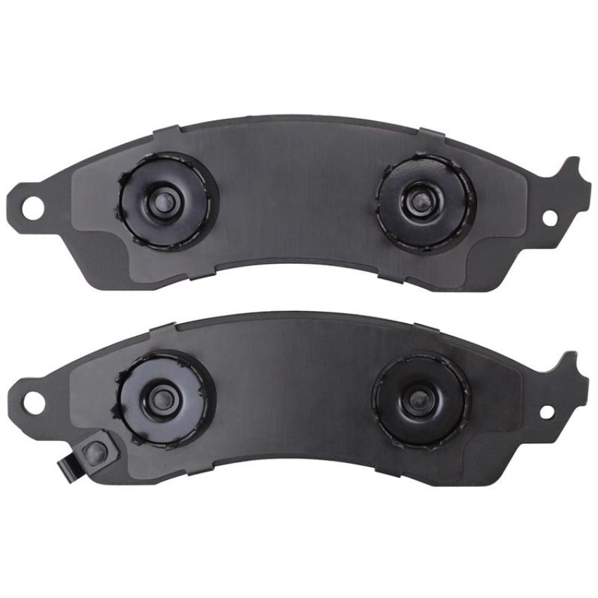 MPA 1001-0412M Quality-Built Premium Semi-Metallic Brake Pads w/ Hardware