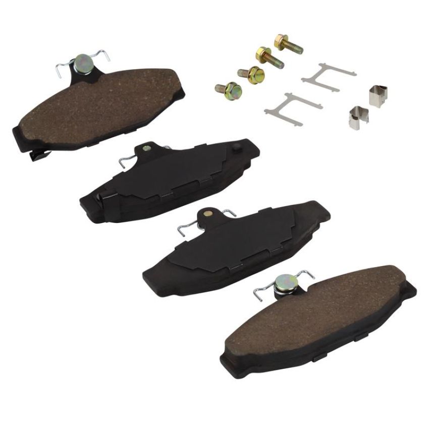 MPA 1001-0413C Quality-Built Premium Ceramic Brake Pads w/ Hardware
