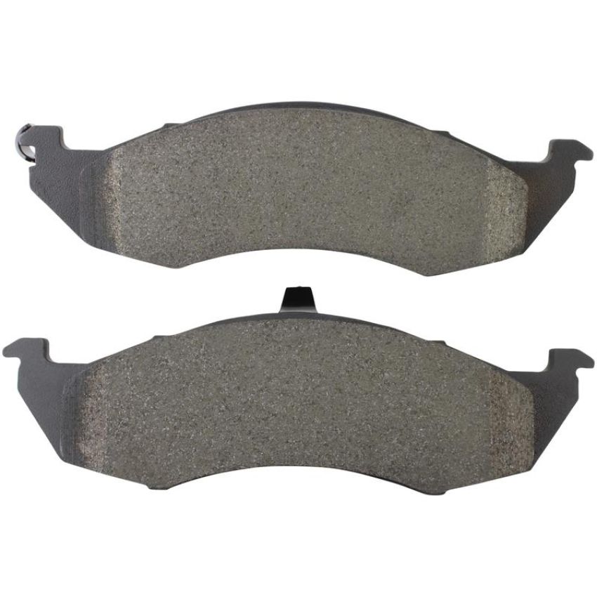 MPA 1001-0417M Quality-Built Premium Semi-Metallic Brake Pads w/ Hardware