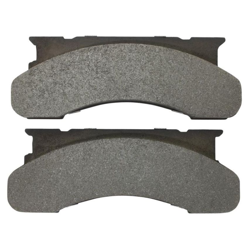 MPA 1001-0450M Quality-Built Premium Semi-Metallic Brake Pads w/ Hardware