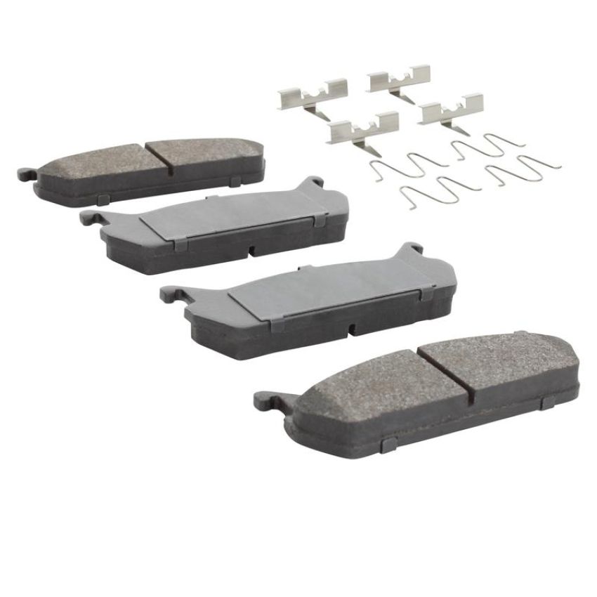 MPA 1001-0458C Quality-Built Premium Ceramic Brake Pads w/ Hardware