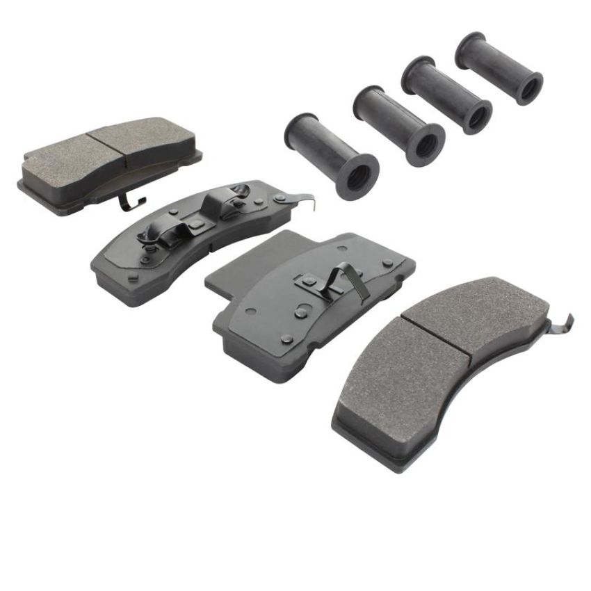 MPA 1001-0459M Quality-Built Premium Semi-Metallic Brake Pads w/ Hardware