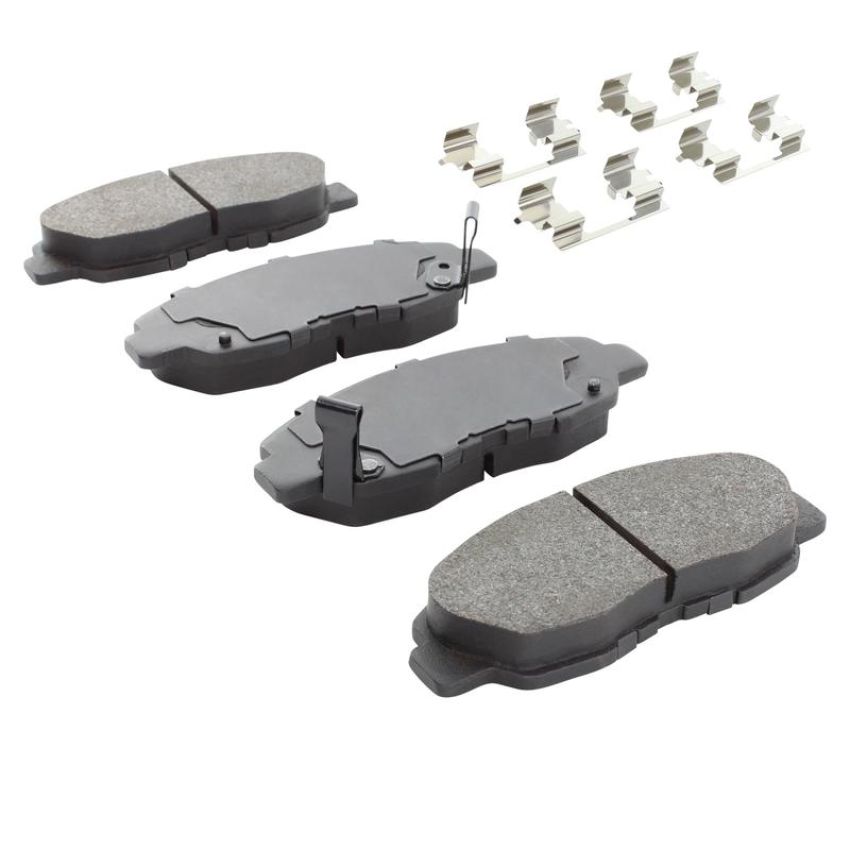 MPA 1001-0465C Quality-Built Premium Ceramic Brake Pads w/ Hardware