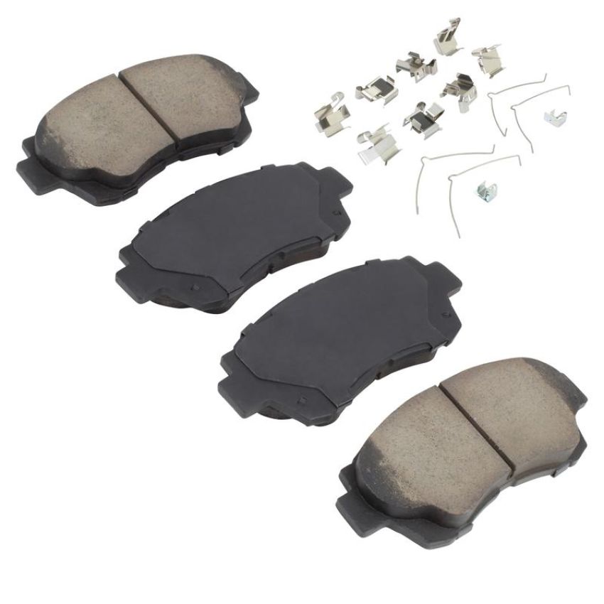 MPA 1001-0476AC Quality-Built Premium Ceramic Brake Pads w/ Hardware